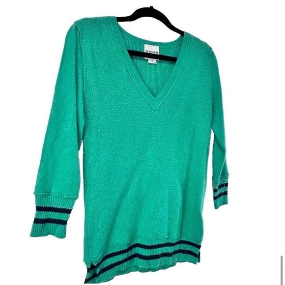 DE RIGUEUR wool blend green sweater size:M - Picture 11 of 12